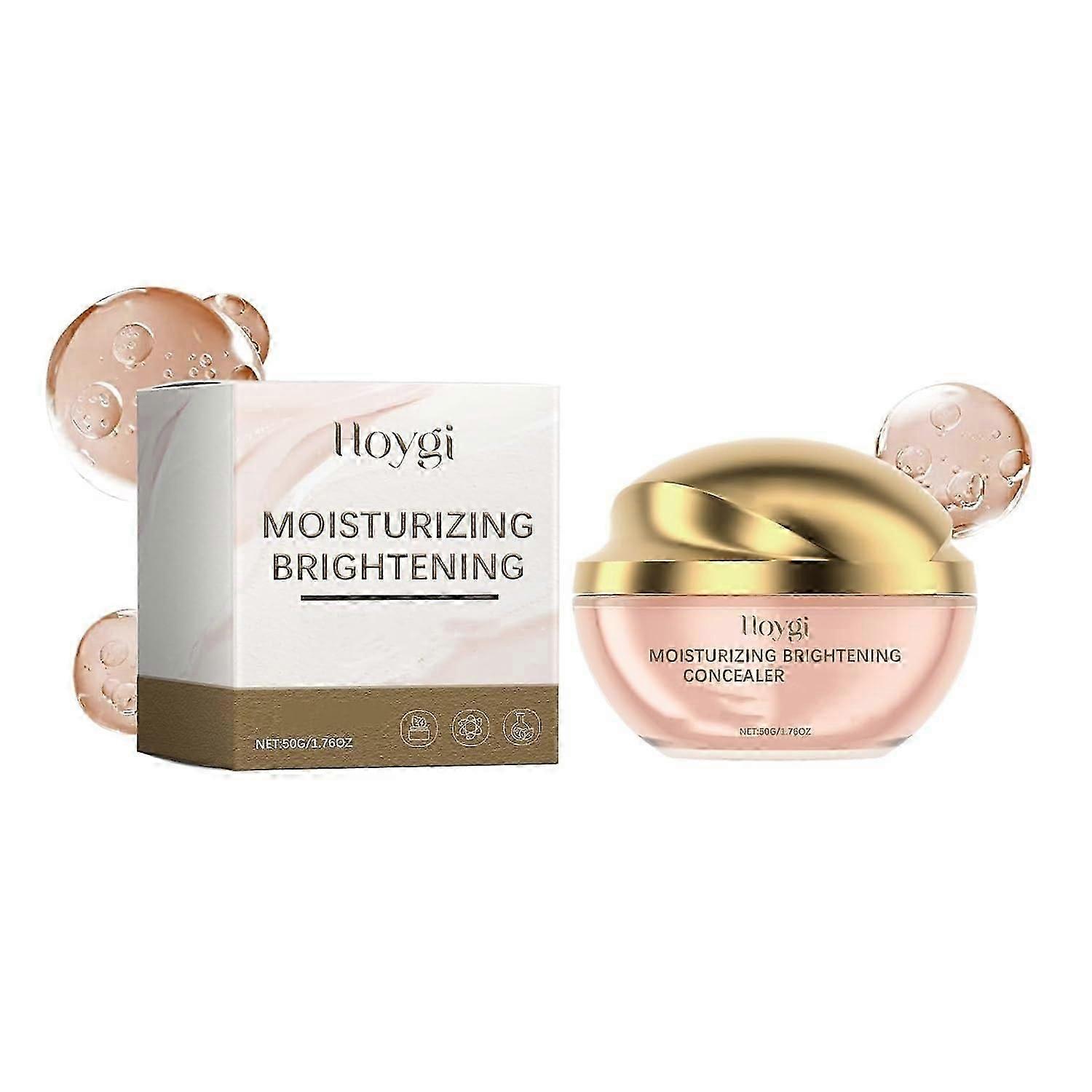 Återfuktande, ljusande, Concealer, Smooth Tone-Up Cream, Hudtonskorrigerare, Täck Mörka Ringar, Svullnader, Rodnader, Glåmighet Huden