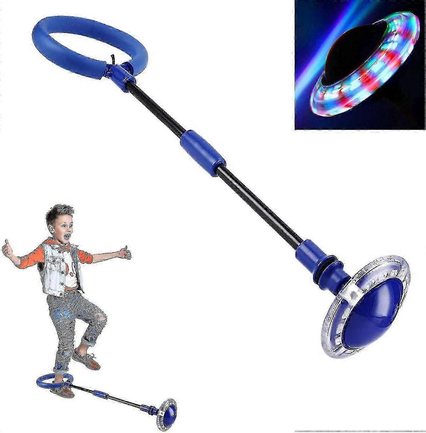 Foldable Flashing Jump Ring Glowing Jumping Ball For Children And Adults