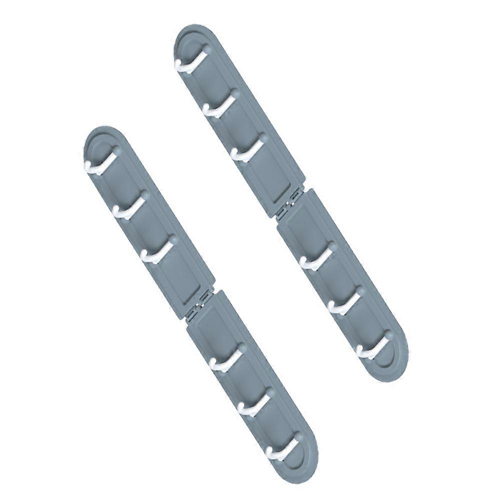 2 Pcs Folding Corner Hooks for Household Backdoor Hanging Creative Hat Hooks Set