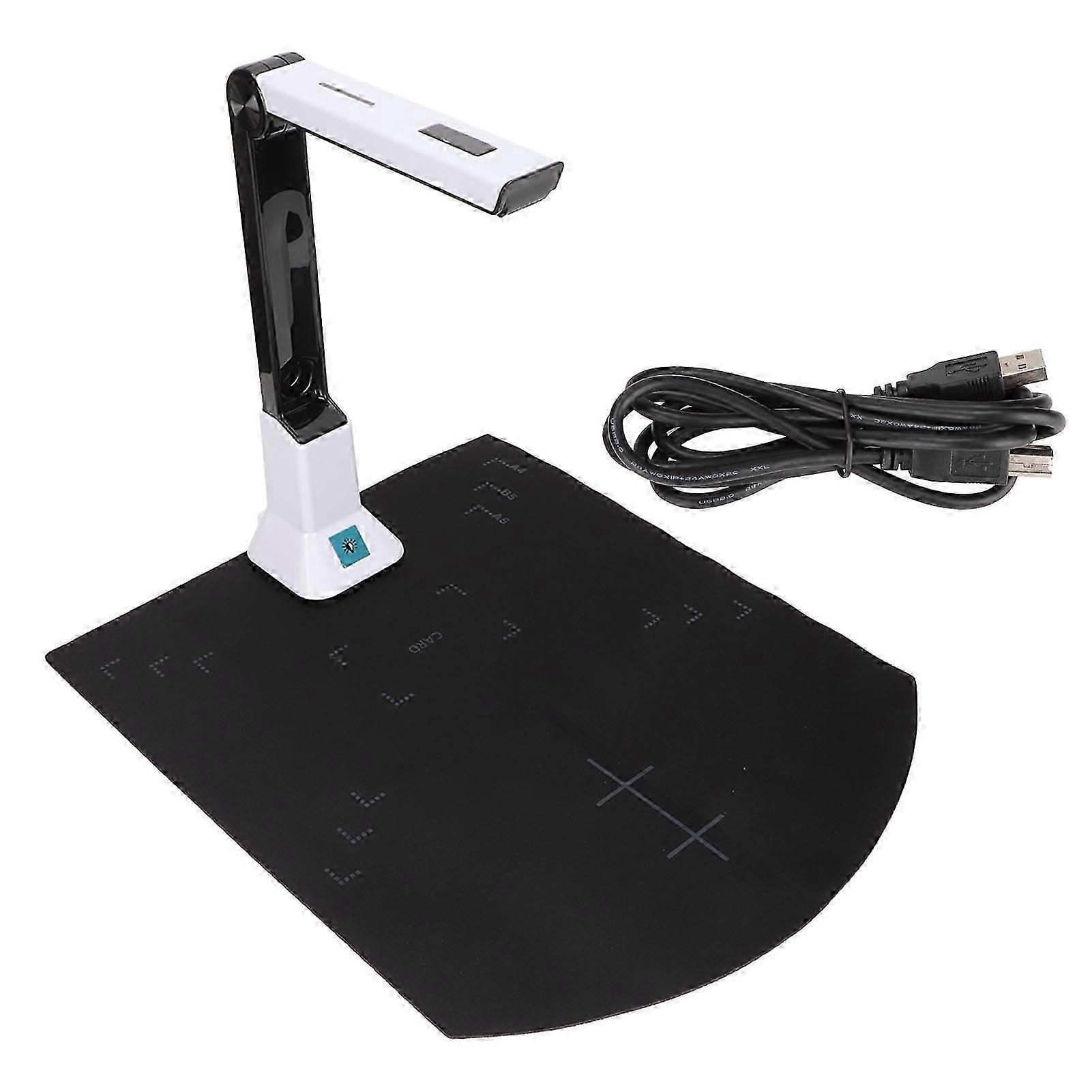 High Definition 8 Million Pixels A4 Auto Focusing USB Document Camera Scanner for Efficient Scanning of Files, Notes, and Images
