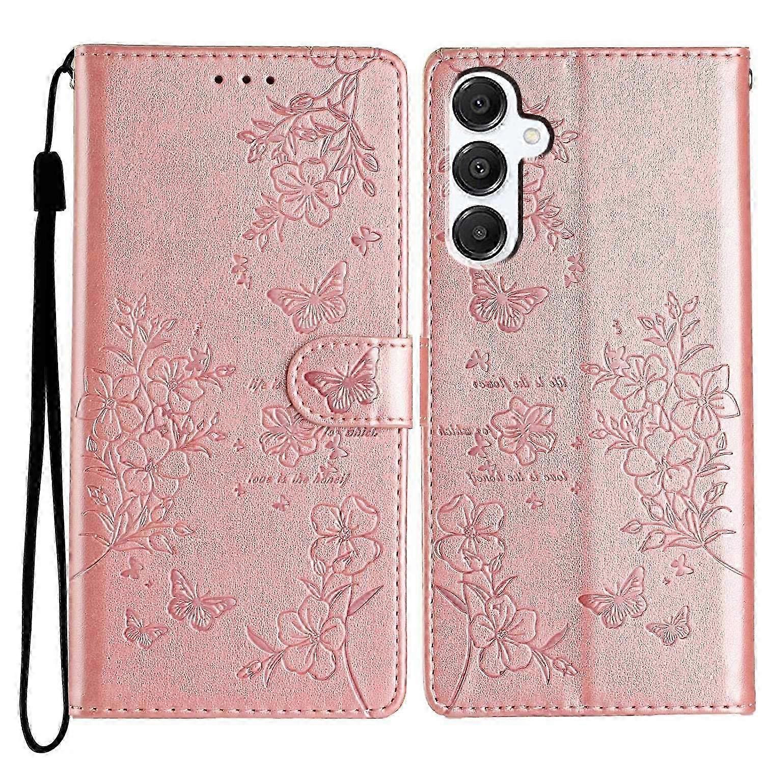 For A26 5g Wallet Phone Case Floral Imprint Flip Cover