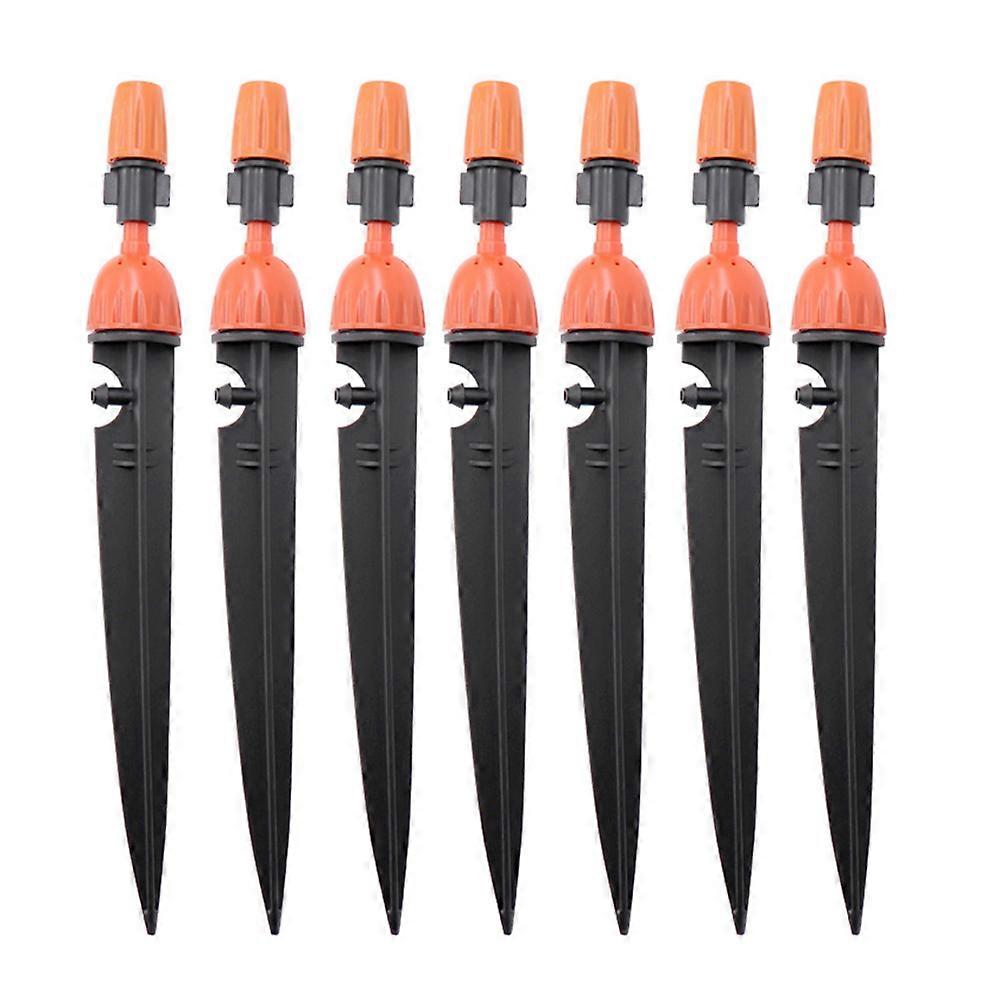Adjustable 7 Piece Irrigation Dripper Set with Misting Mode for Garden and Plant Watering
