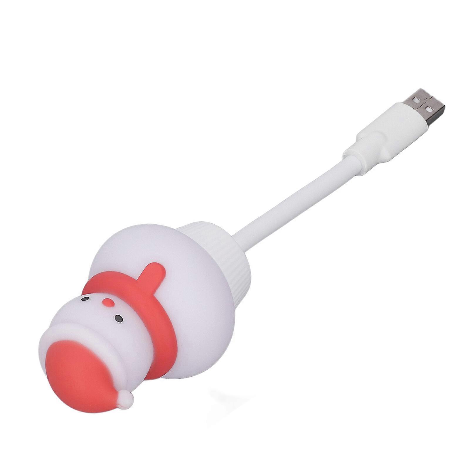 Mini USB LED Lamp Cartoon Shape White Flexible Reading Light