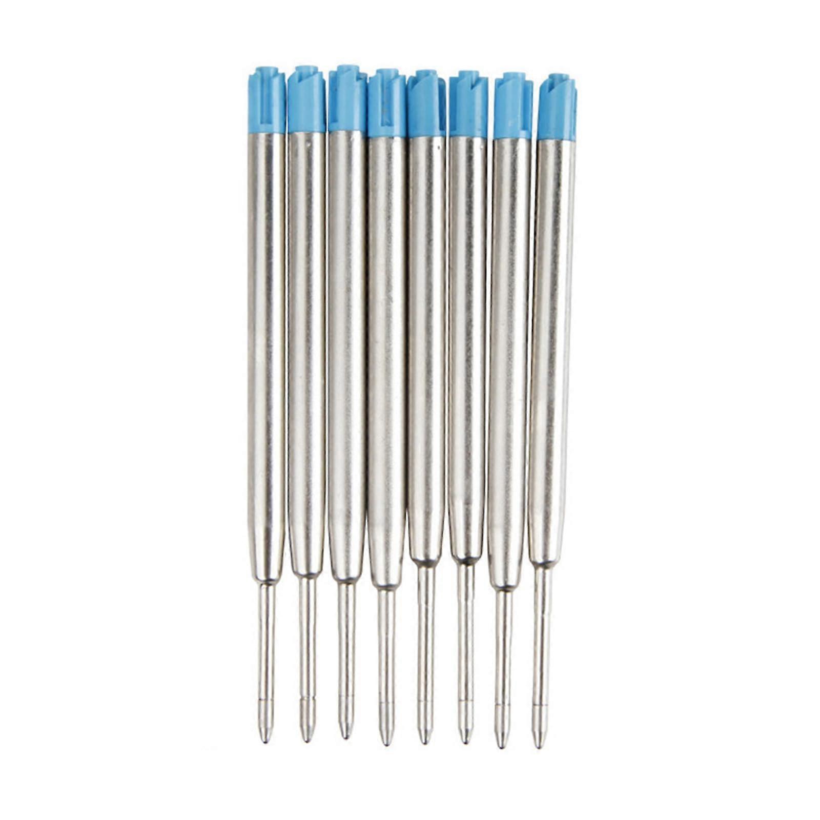 Metal Ballpoint Pen Refills for Twist Action Pens, Multi-Function Pens, Standard Size, 10 Pack, Compatible with Various Models