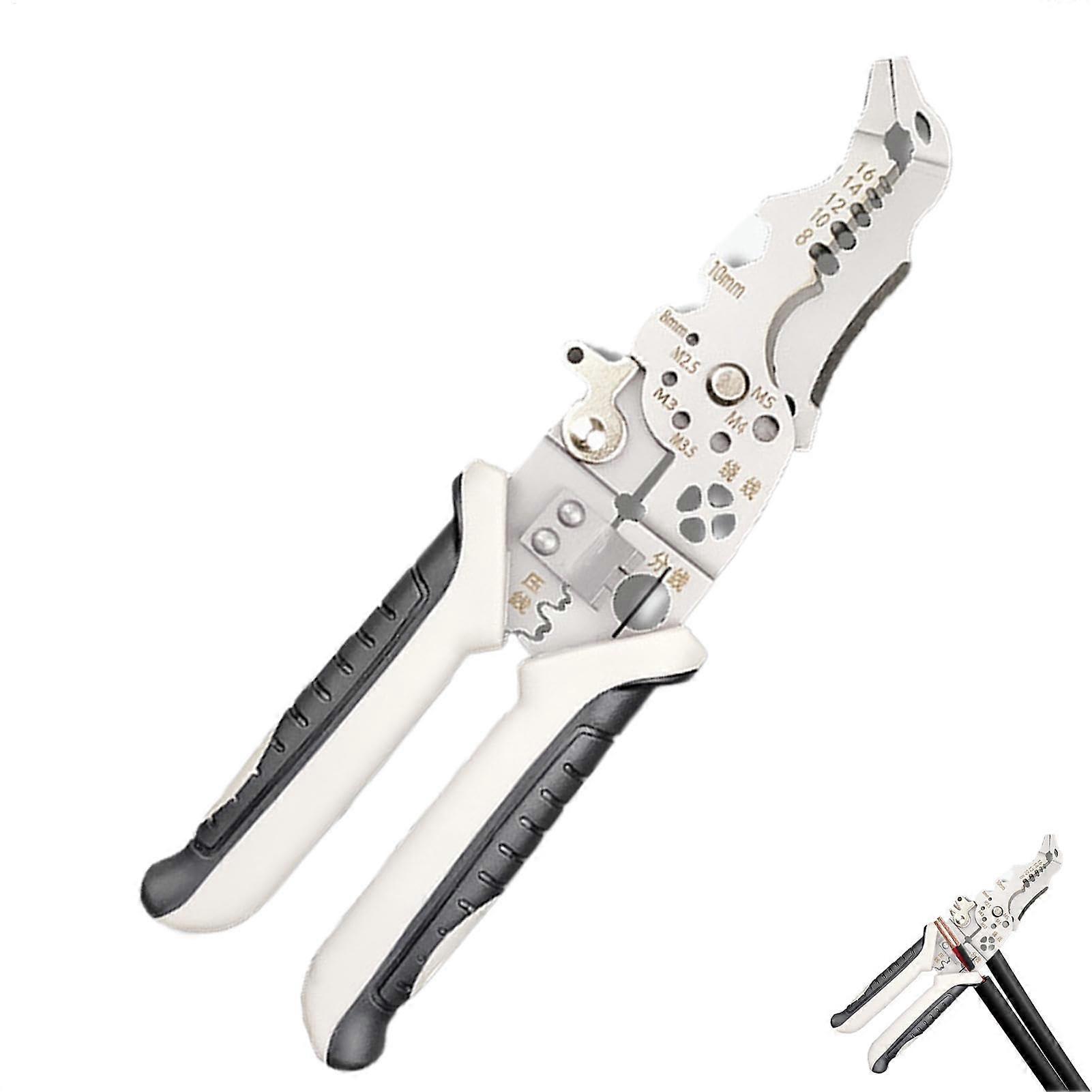 Electrical Wire Pliers Wire Stripper Cable Crimper Pliers Labour-Saving Multifunctional Power Tool For Home Maintenance