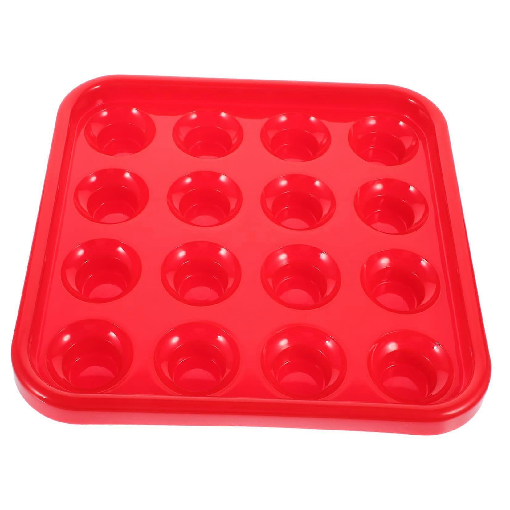 Billiard storage tray Pool accessories Ball Owner for tables Snooker tray Plastic pp Blue Red
