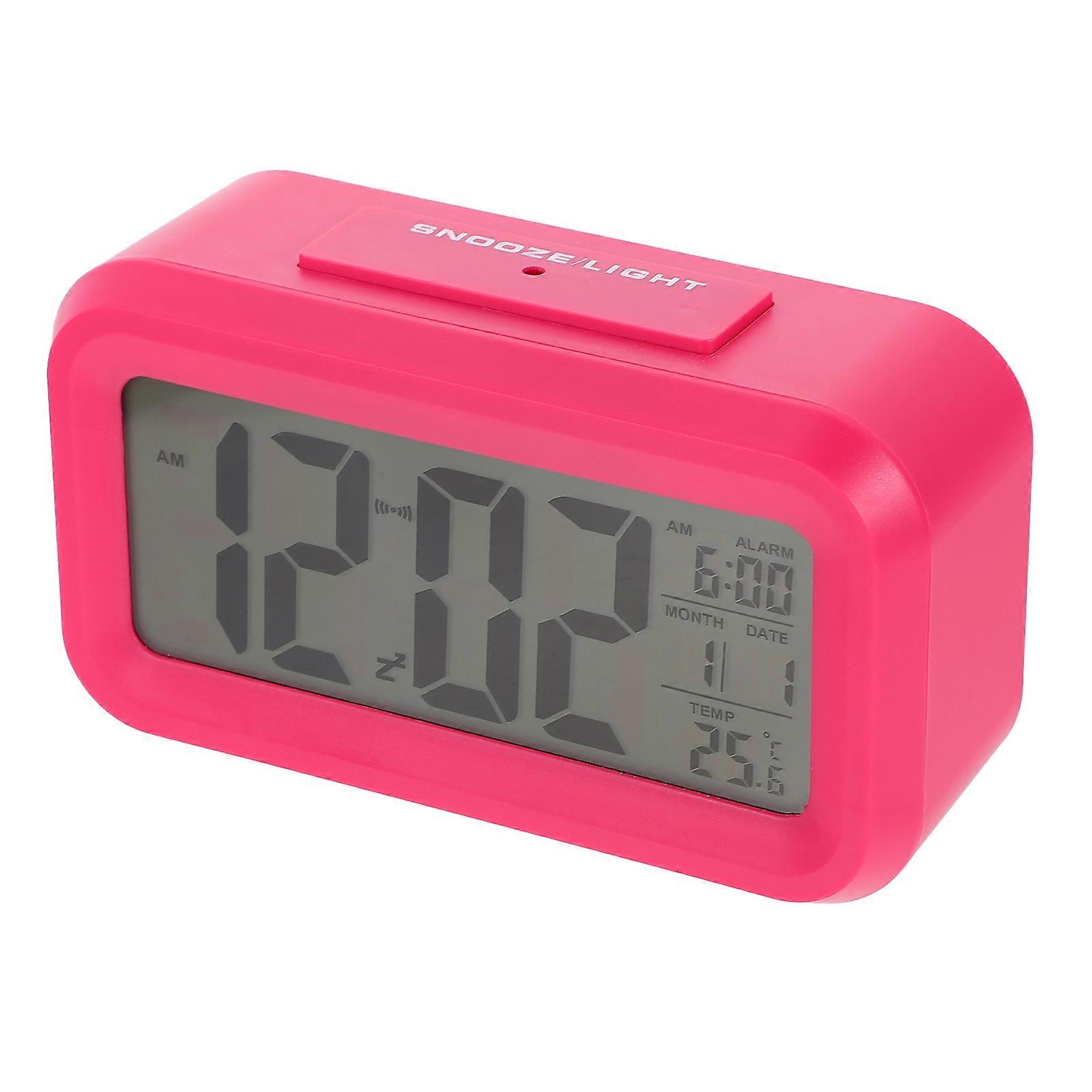 Silent Alarm Clock Digital Clocks For Bedrooms Home Decoration Simple Design 12.7X7X4.2CM 1Set