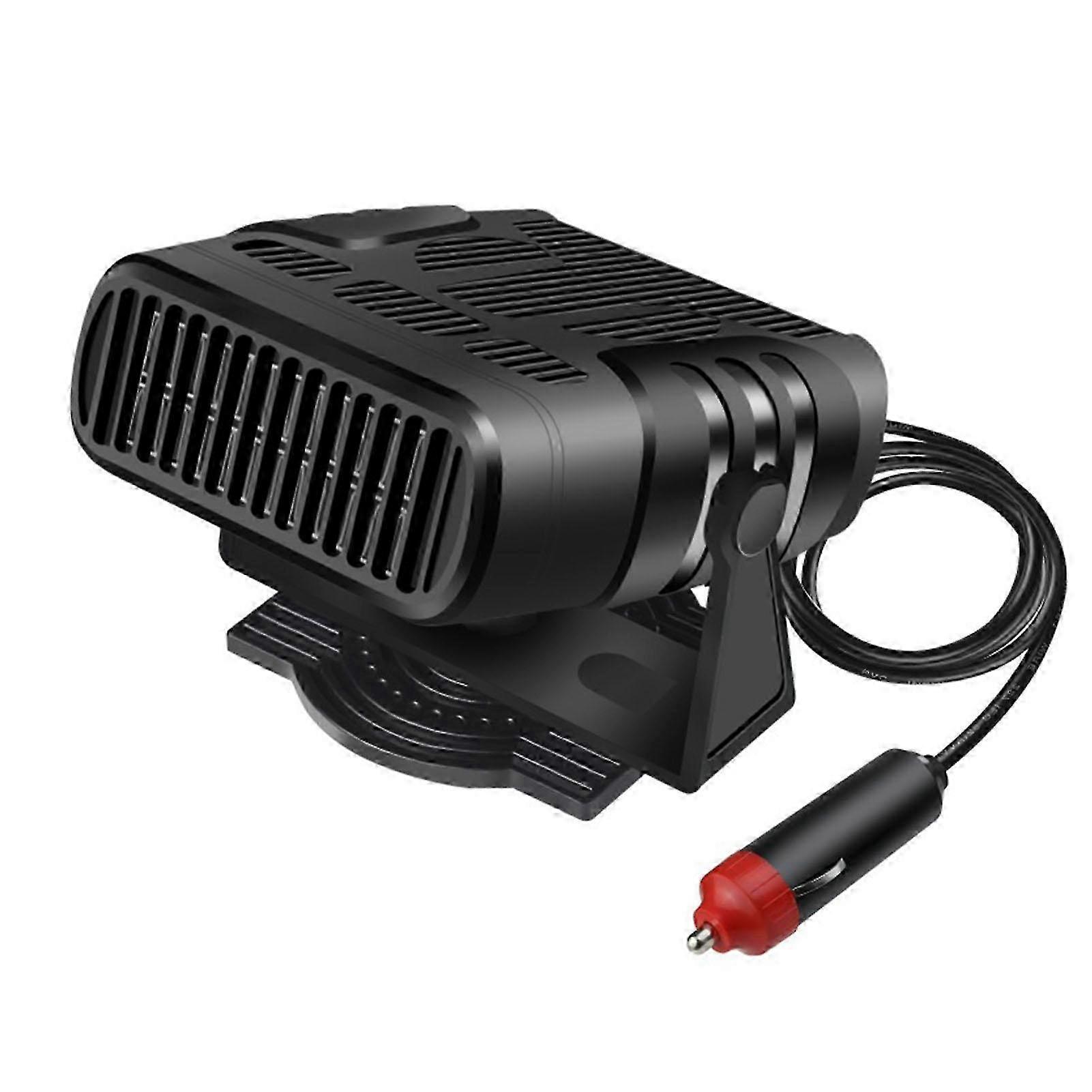 Portable 12V/24V Car Electric Heater & Cooling Fan - Windshield Defogger Demister & Defroster for Instant Weather Control