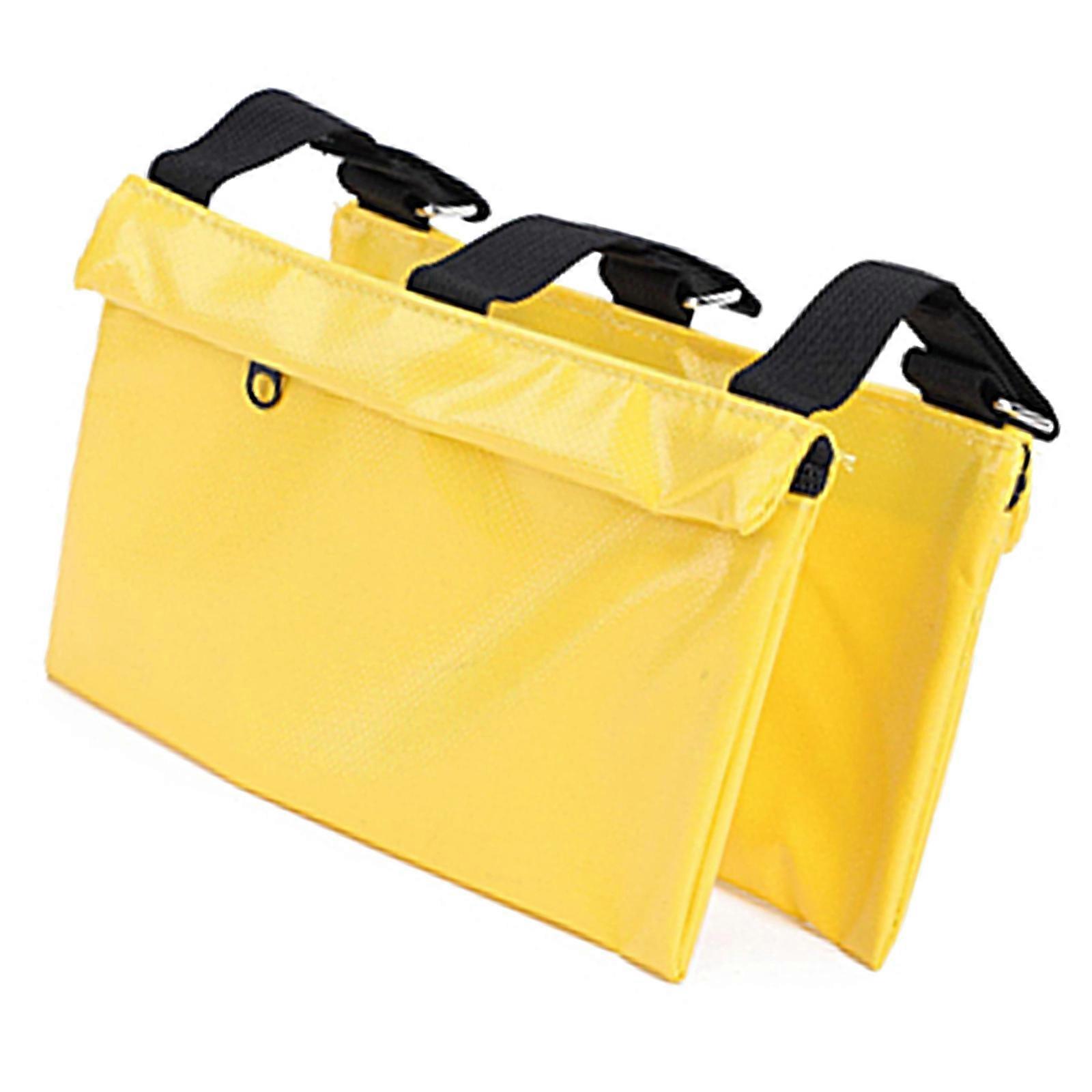 Portable Motorhomes Sewer Connection Stabilizer Bag Holds Hose Firmly Using Customizable Weighting Materials For Campers  Yellow