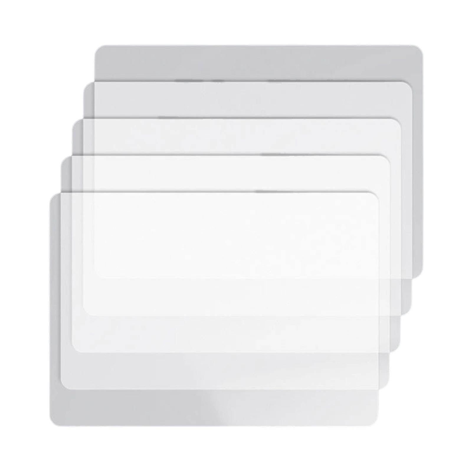 5 Pcs A3 A4 Exam Board Plastic Writing Boards Writing Pad Student Exam Supplies For Testing Note Taking Artwork Drafting Multicolor