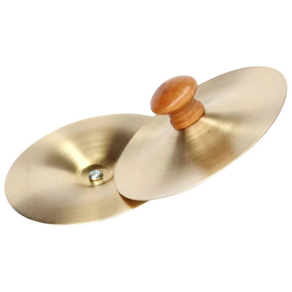 Kids Hand Cymbals Round Childrens Parties Performance Instrument 2Pcs