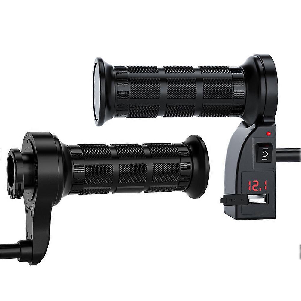 1 Pair Universal Thermostatic Grip Warmers Electric Handlebar Heating Covers