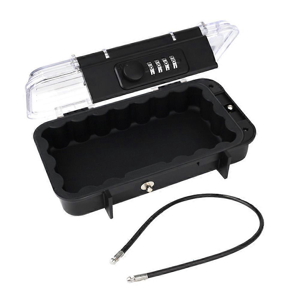 Portable Lock Box Travel Money Storage Holder Strong And With Password Setting 1Set