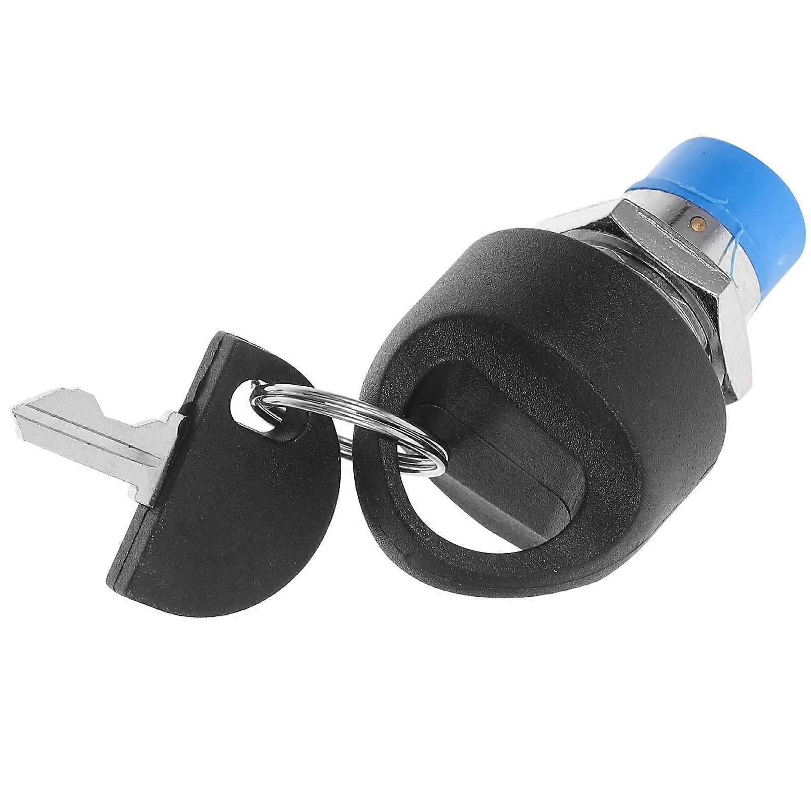 Durable Black Ignition Switch Lock Key Replacement for Electric Wheelchair – Easy Operation & Stylish Design