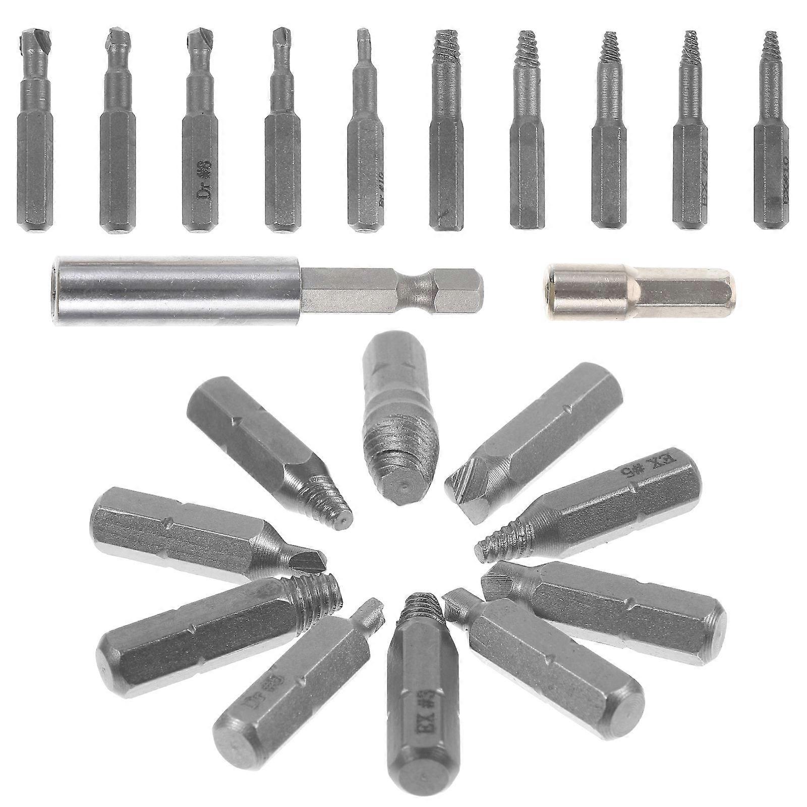 Stripped Screw Removal Tool Screw Extractor Set Diy Enthusiasts Versatile Screw Disassembly 6.00X1.00X1.00CM