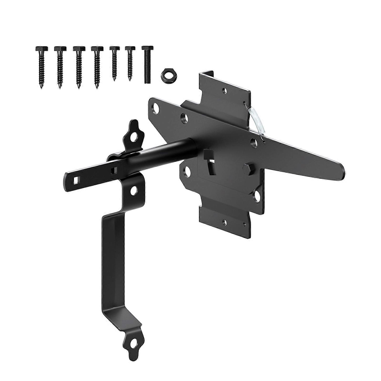 Auto Locking Gate Latches Heavy Duty Latches Iron Security Lock Quick Pin Door Bolt Automatic Latches Door Hardwares Multicolor