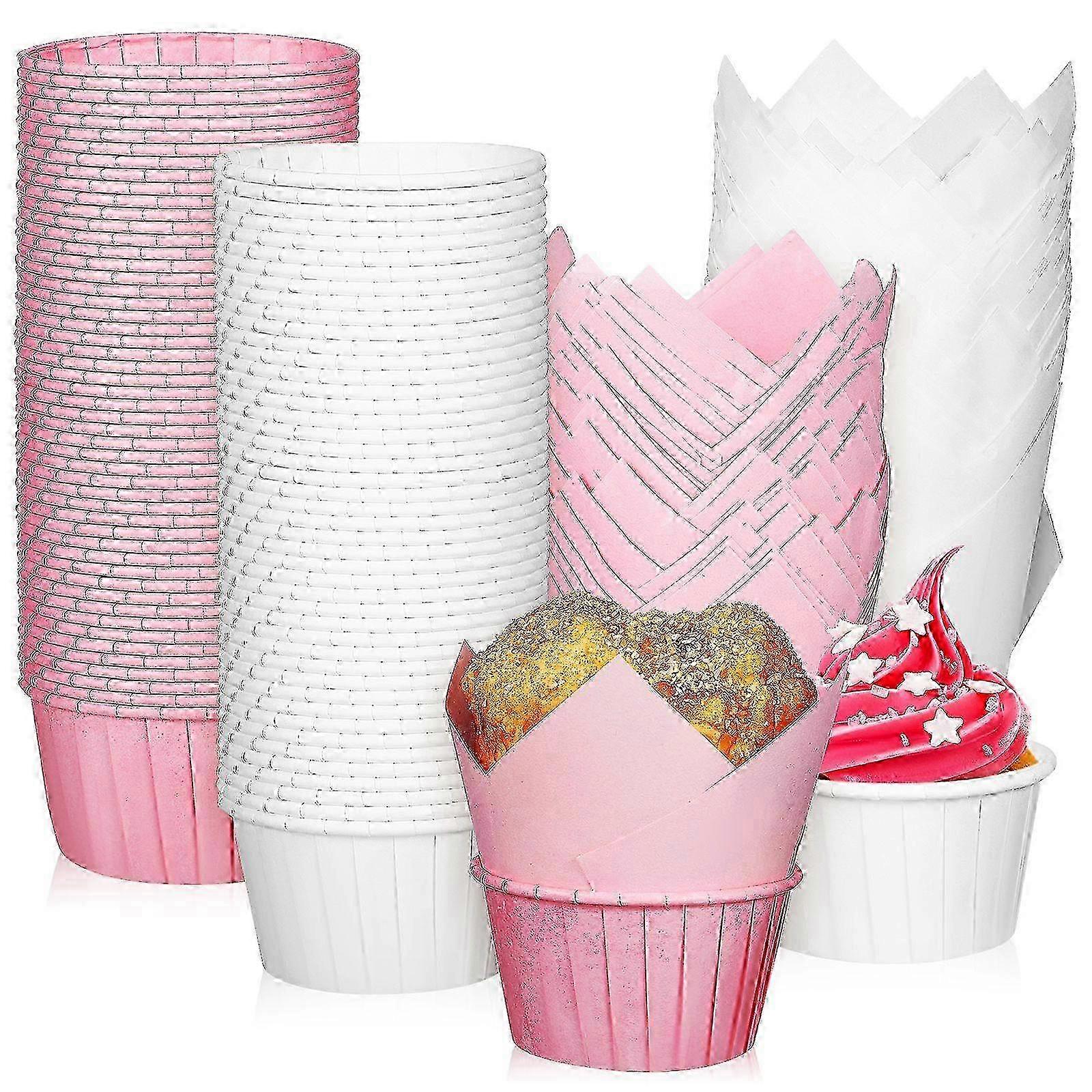 200Pcs Paper Set Cupcake Muffin Liners Baking