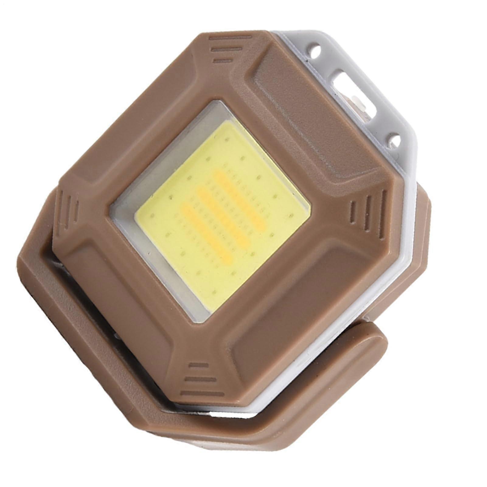 Camping Lantern  Magnetic Portable Work Light  Bright Waterproof Lamp with USB Rechargeable Multifunctional for Workshop Car Boat Work Use Khaki