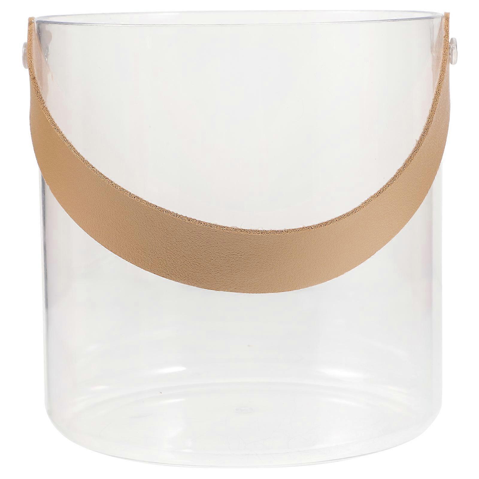 Ice Storage Bucket with Ice Cube Bucket Bar Accessory for Outdoor Picnic