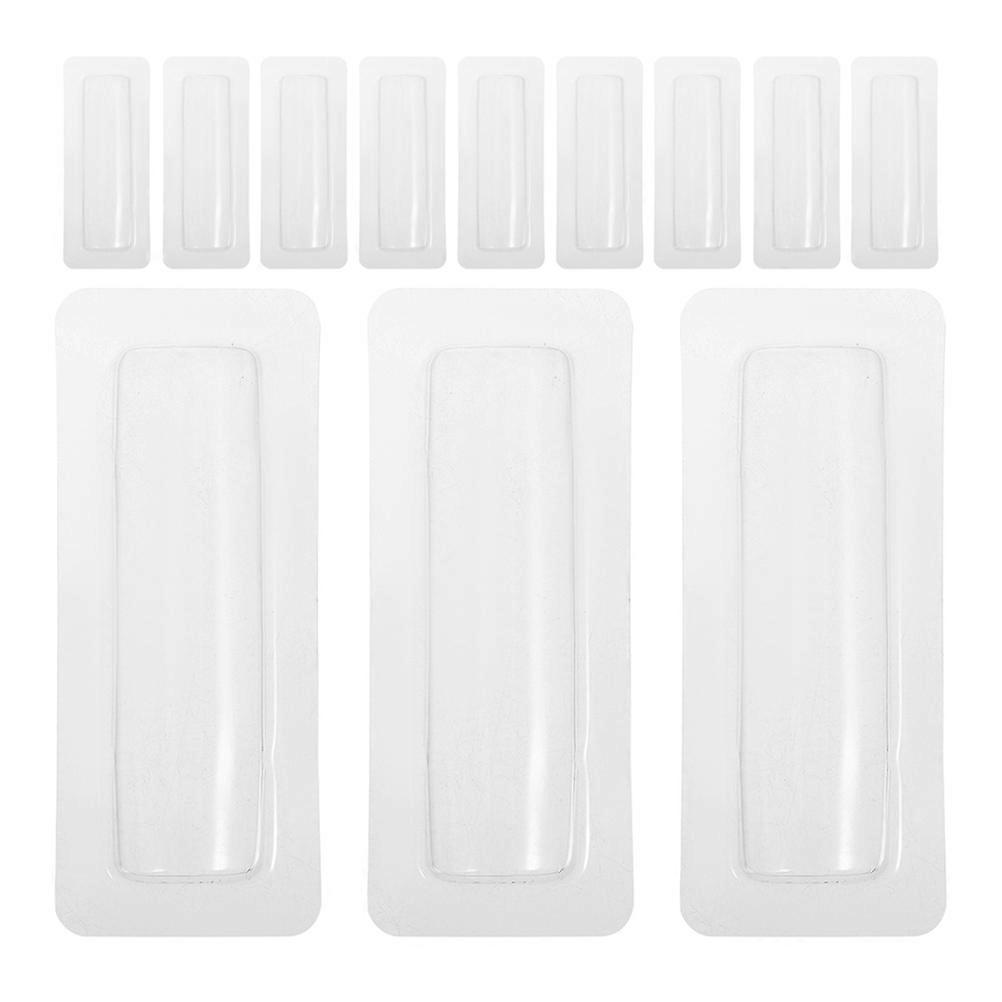 25pcs Clear Plastic Lip Balm Pouches Money Card Holder Sleeves for Present Card DIY Crafts Making Supplies