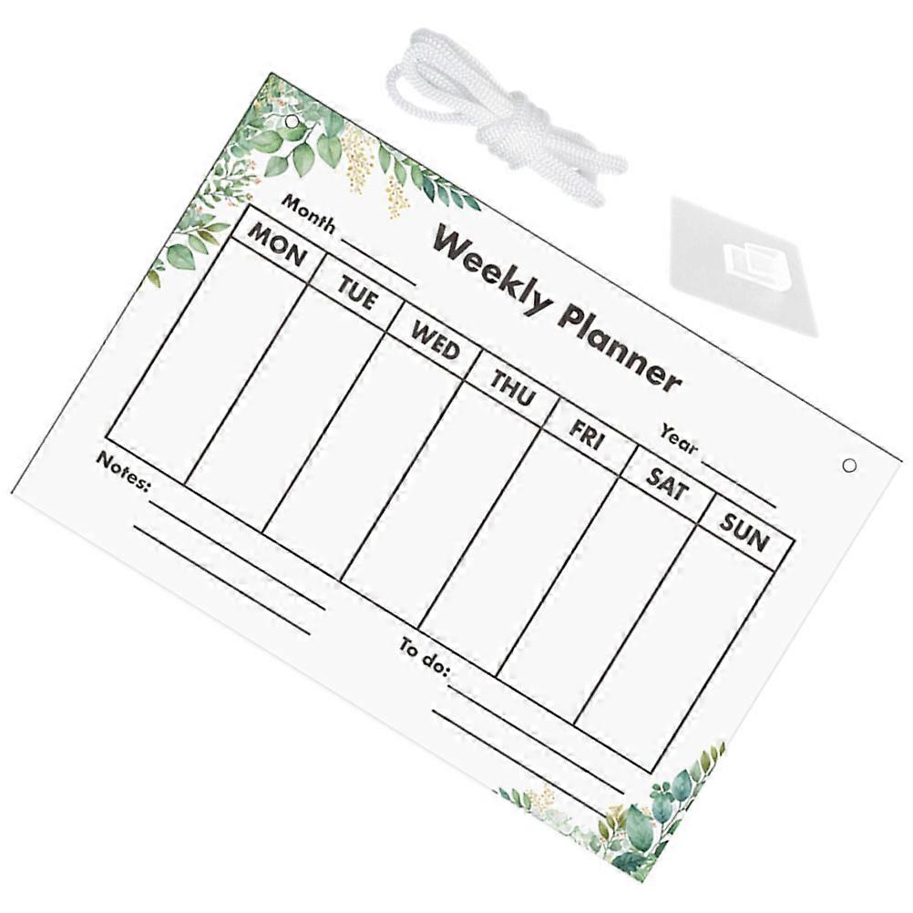 Small Dry Erase Board Modern Memo Board Cafe Shop Use Transparent Scheduling 1Set