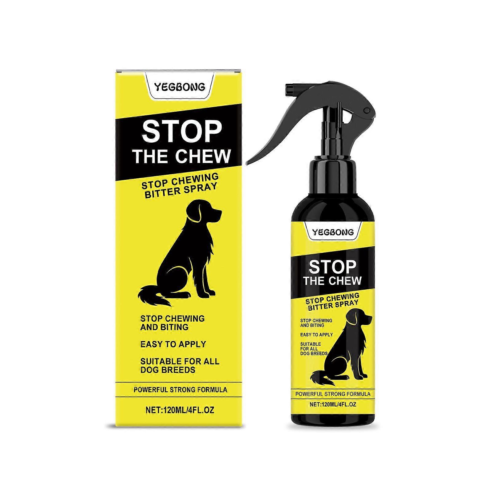 Anti Chew Spray for Dogs, No Chew Spray for Puppies, Alcohol Free Dog Deterrent Spray, Stop Chewing Bitter Spray for Dogs to Stop Chewing