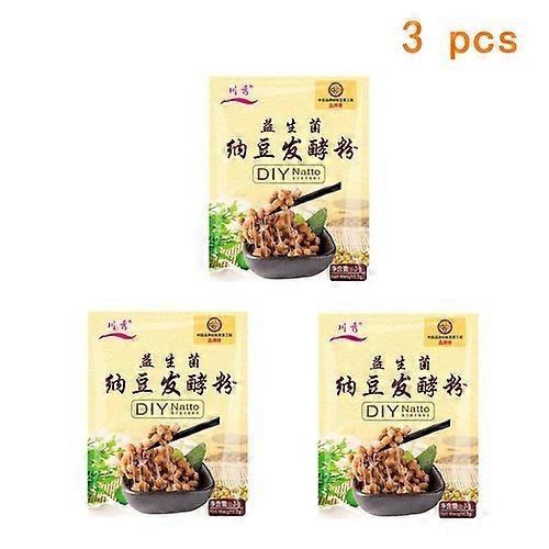 Poudre de natto fermentée 100 % soja, lyophilisée, de qualité supérieure, compacte, 1 à 10 pièces.
