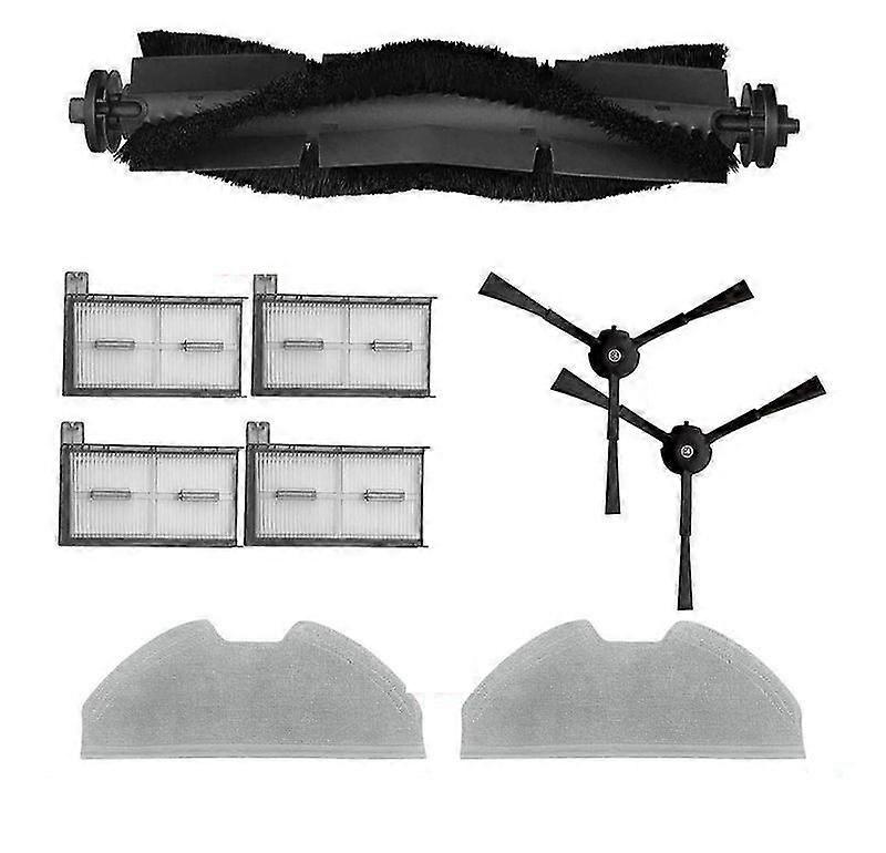 Replacement Parts for X8 Pro Side Brush HEPA Filters Mop Pads for Vacuum