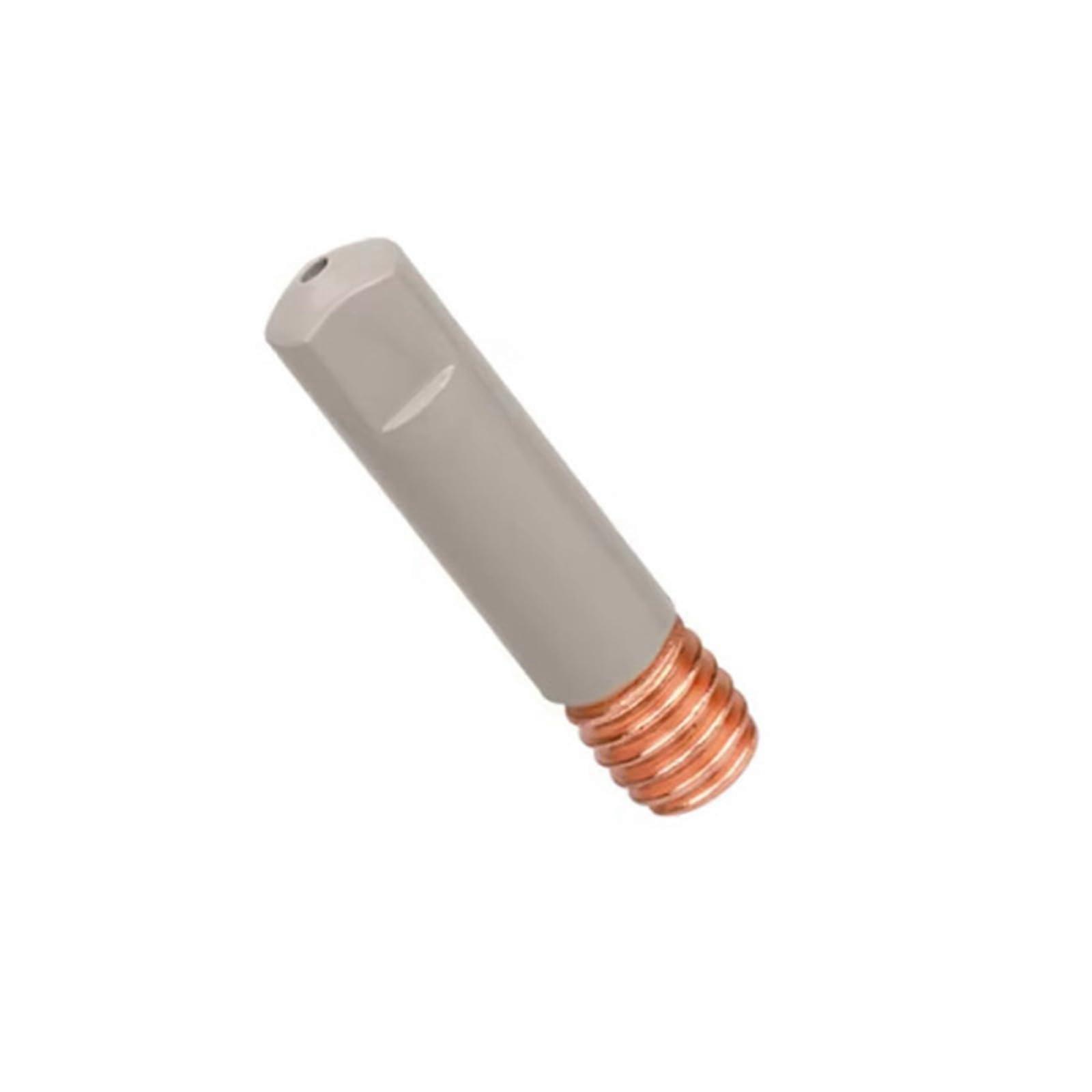 Professional Welding Contact Tip, Coated Copper for 15AK Welding Torch Accessories, M6 x 25mm High-Temperature Nozzle 1.2 mm