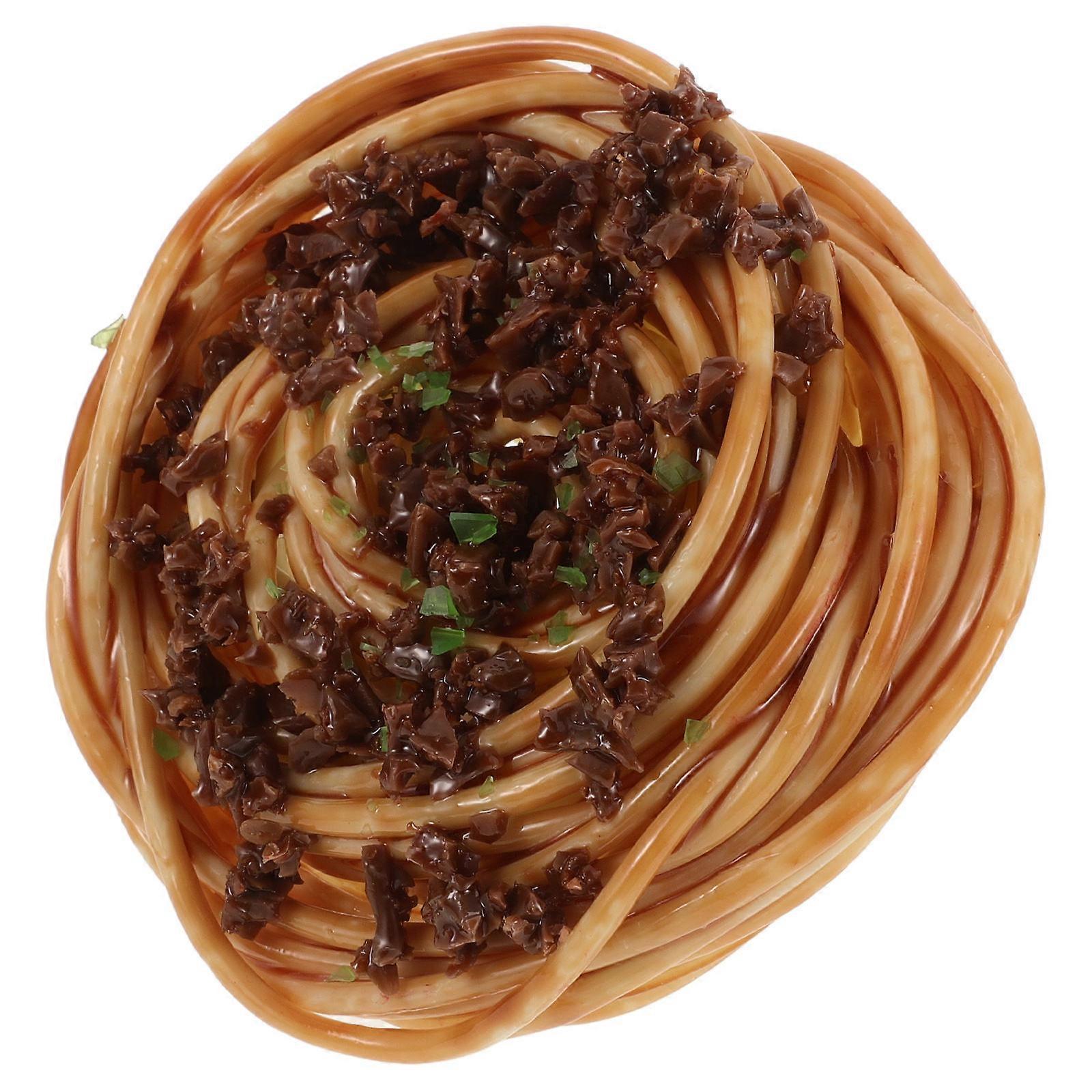 Realistic Fake Spaghetti Model Ideal For Window Display And Various Occasions 1Pcs