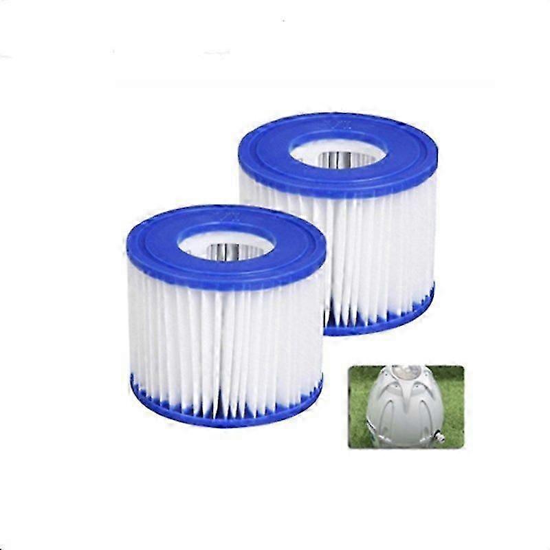 Summer Waves P57100102 Swimming Pool Pump Filter Cartridge, Type D Pack of 2