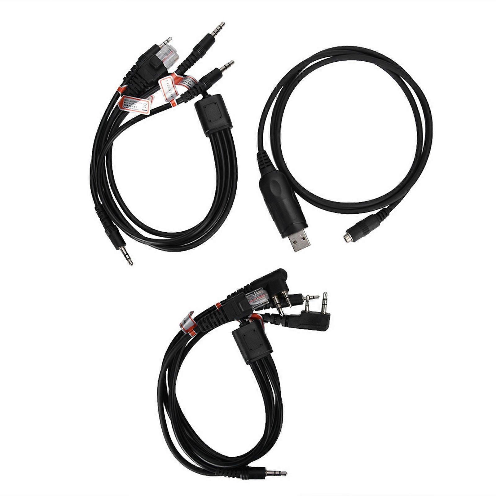 150 cm 8 in 1 USB-Programmierkabel Walkie Talkie-Programmierkabel für Motorola/Icom Zweiwegradio