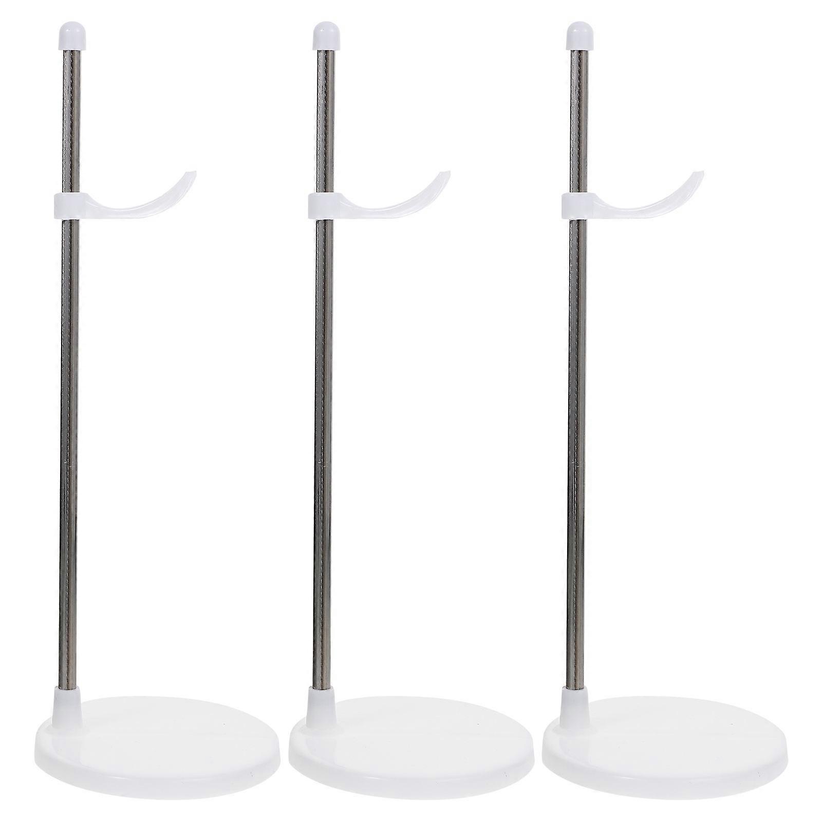 3Pcs Adjustable Doll Display Holders for Children's Toys Organization Plastic