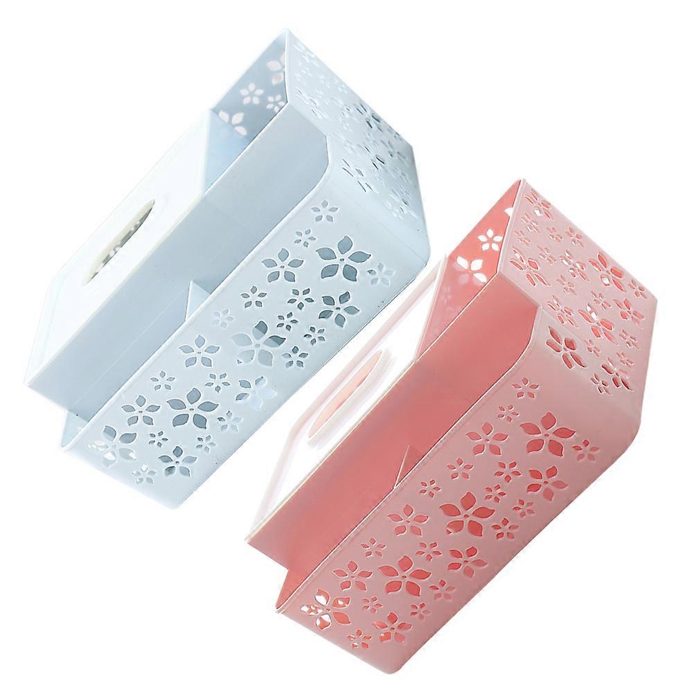 Creative Palm Tissue Holder 2Pcs Multi-Functional Storage Box Living Room Bedroom Kitchen Bathroom Assorted Color Design