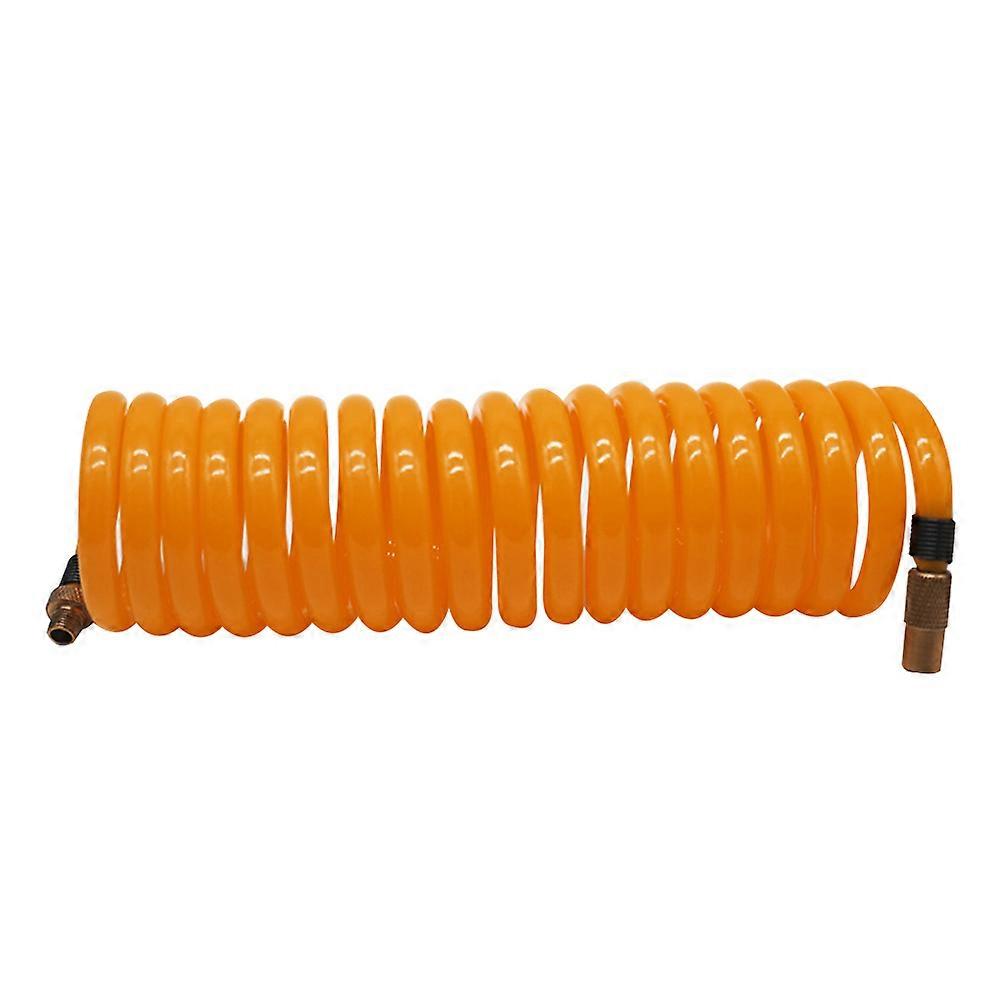 Pneumatic Hose For Home Use Featuring Solid Brass End Fittings In Yellow 1Pcs