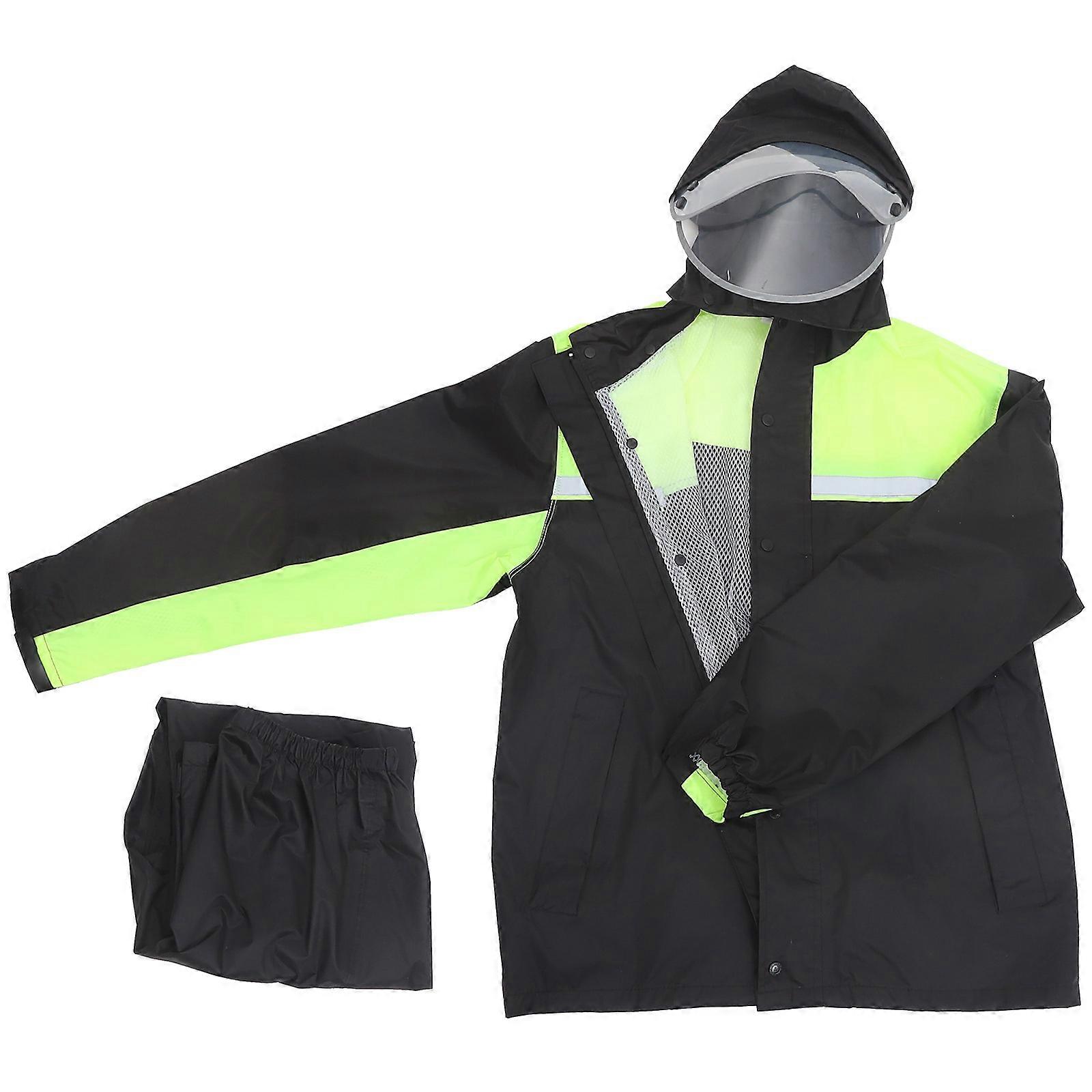 Waterproof Rain Suit For Motorcycle Men Riding Outdoor Use Assorted Color Rain Protection 1 Set