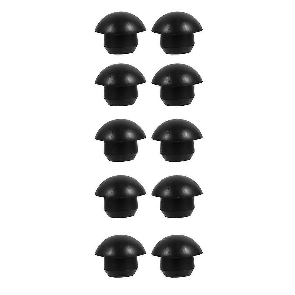 Hydraulic Jack Oil Plug 10Set Vehicle Maintenance Tapered Rubber Ozone Resistance Strong Sealing Capability