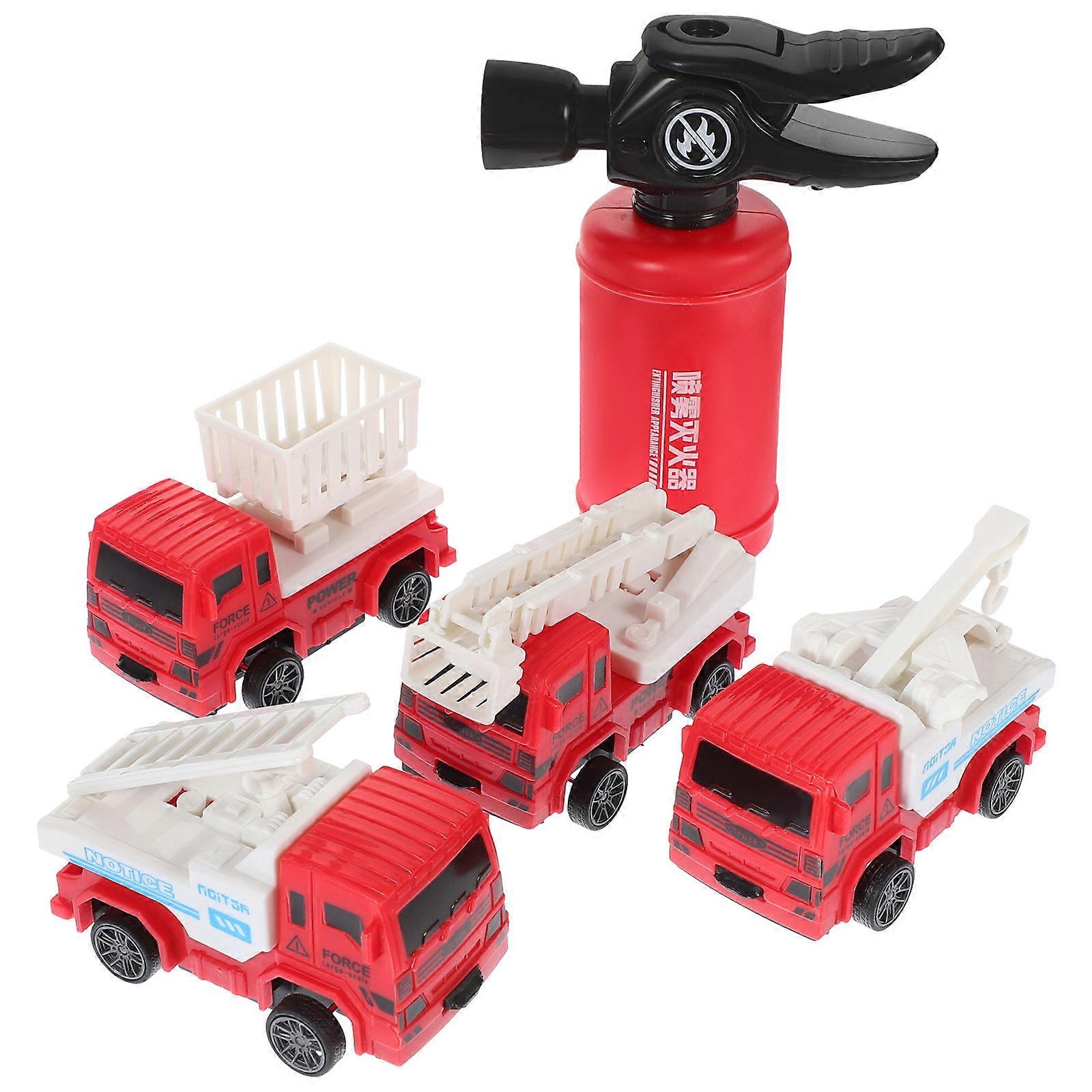 Red Fire Extinguisher Toy for Kids Made of Plastic Lightweight and Portable Educational Plaything