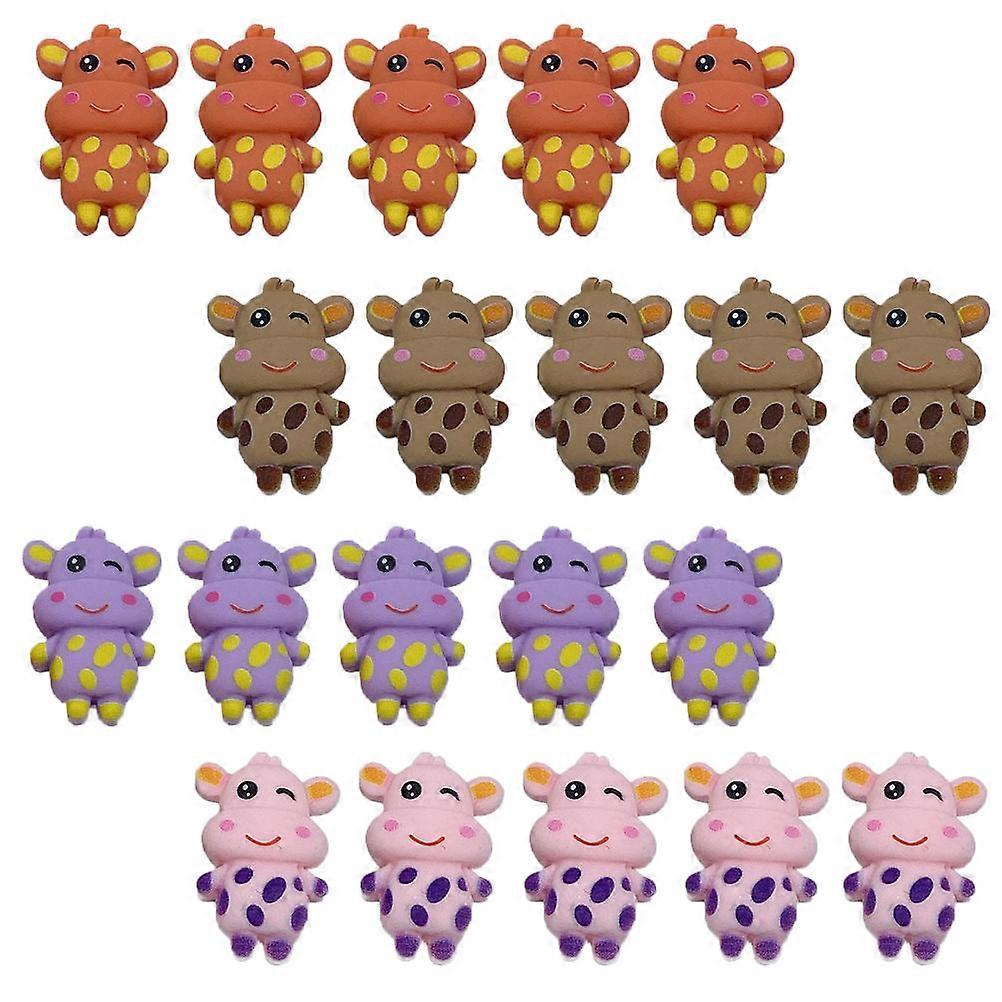 Cartoon Brooch Accessories 30pcs Set Safe DIY Hair Decorations & Crafting Ornaments for Creative Projects Random Colors
