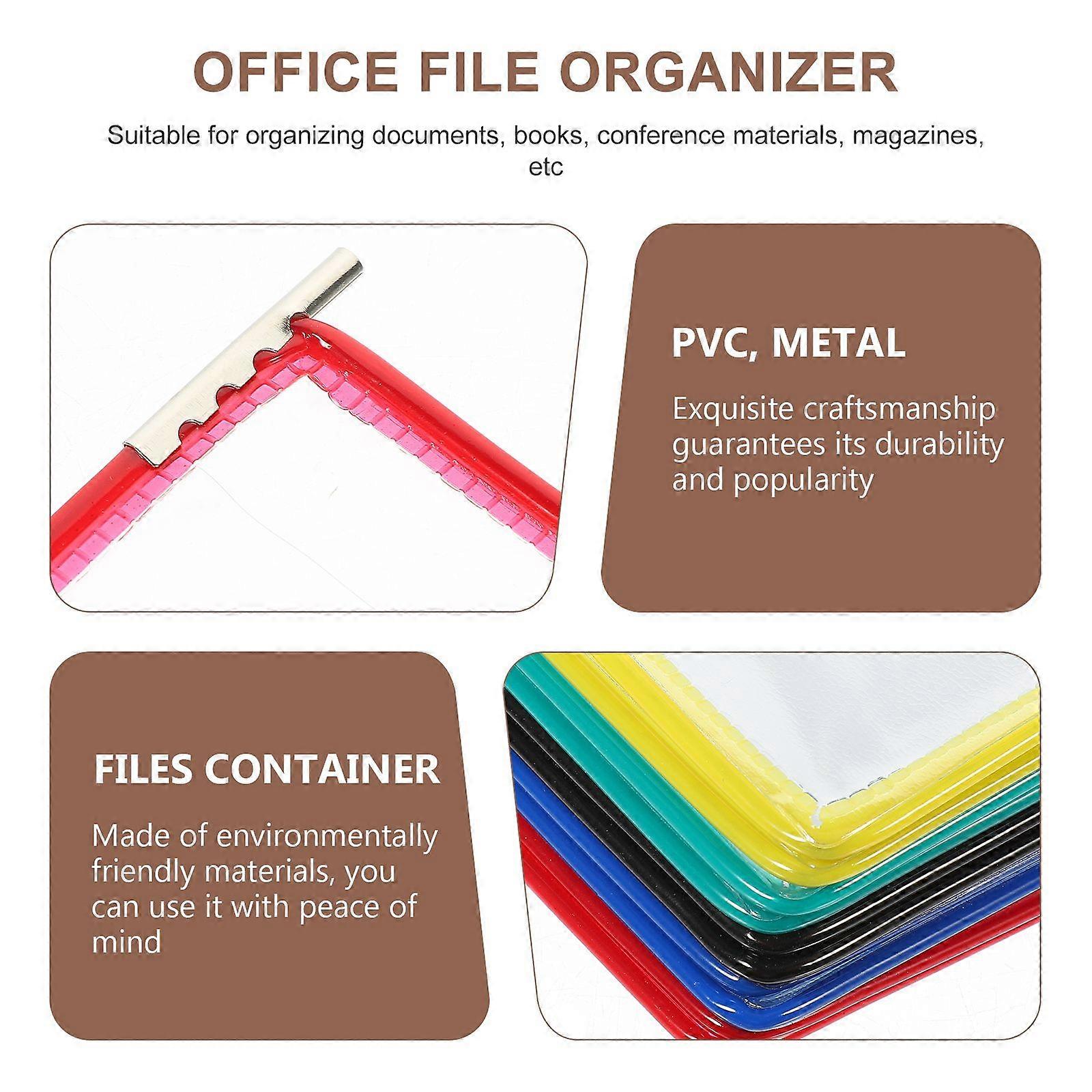 Office Wall-mounted Document Display Rack Wall-mounted Files Storage Holder