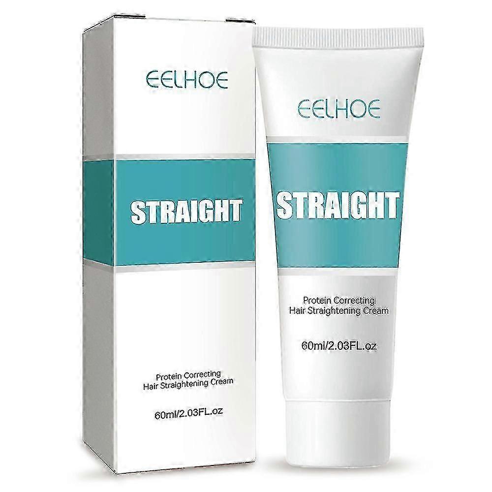 ヘアパーマネントストレートナーファストヘアストレートニングケラチンクリーム 60ml TW