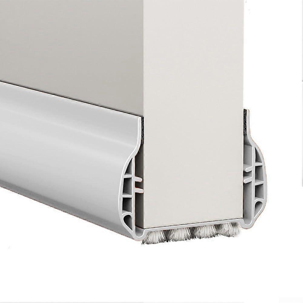 Flexible Design PVC Door Bottom Seal Strip, 93 cm Length for Comfortable Temperatures in Your Home (White)
