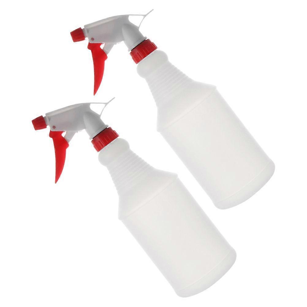 White Plastic Spray Bottle for Storage Use Adjustable and Versatile Design 2pcs