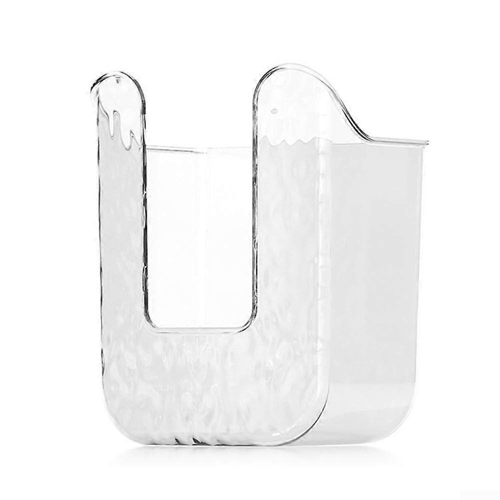 Moist wipe holder with convenient access, suitable for use in any room of the house (white).