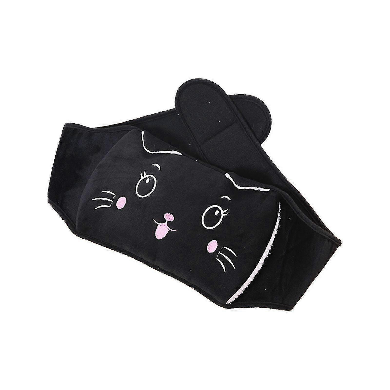 Gray Plush Waist Cover for Winter Warmth - Does Not Include Hot Water Bag