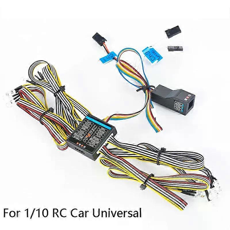RC Model Car 14 Lights Linkage Light Set Universal for 1/10 RC Crawler Traxxas TRX4 Defender AXIAL SCX10 RC4WD D90 Bronco Parts