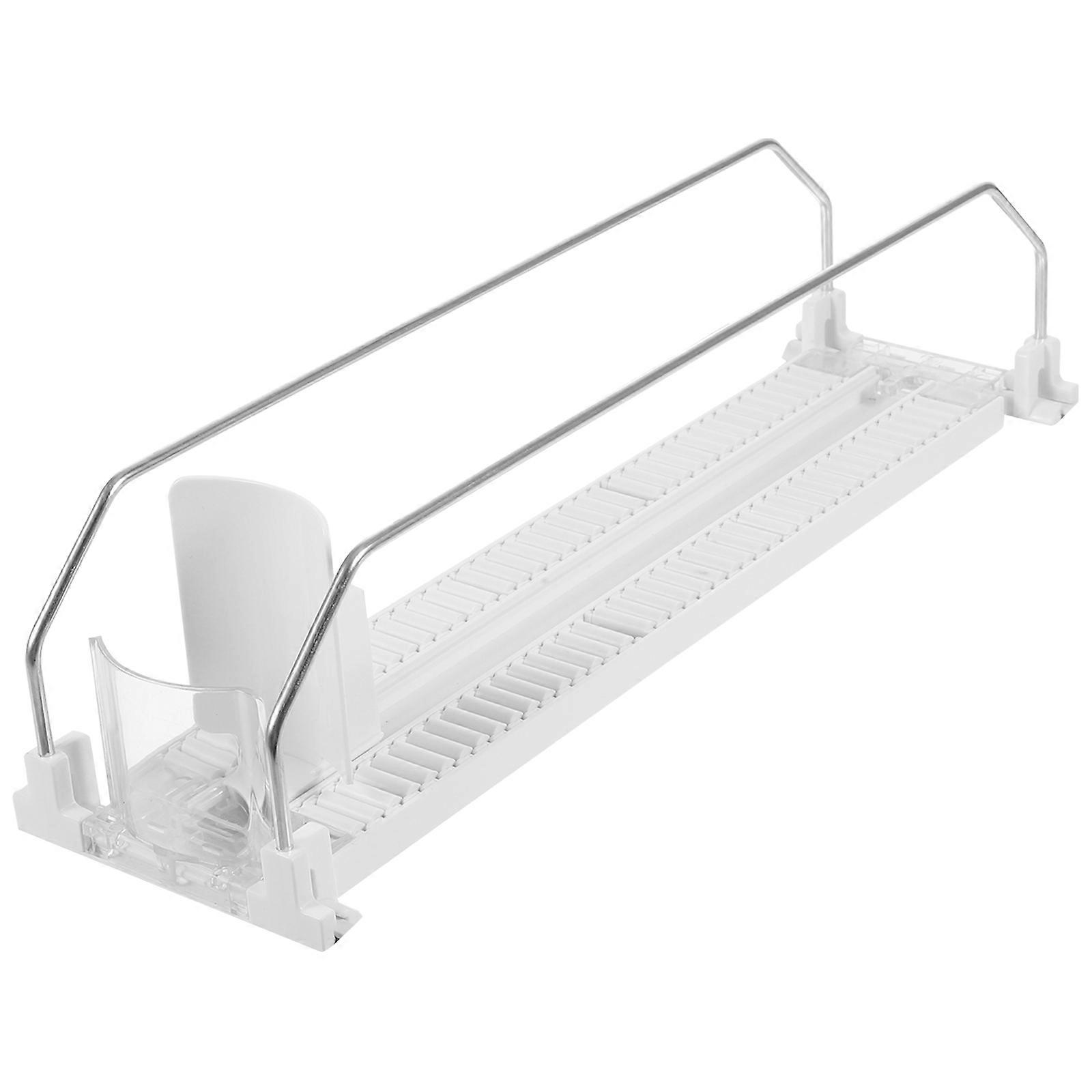 Drink Pusher Automatic Vending Machine Organizer 31X6.5X8CM White Convenient Household 2Pcs