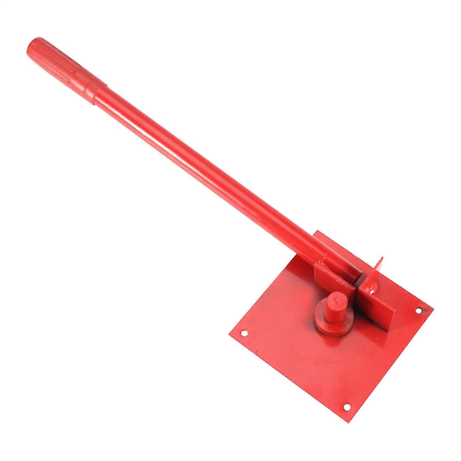 Metal bender, construction tool, mini bending machine, sturdy design, precise angle bender, ideal for ductwork, roofing