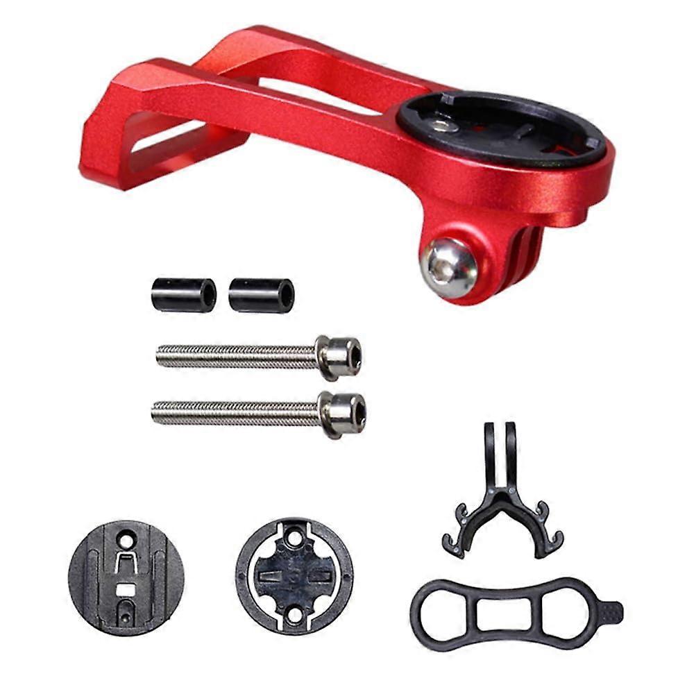 Speedometer Mount Bike Extension Holder Easy to Assemble Multifunctional Mount for Action Camera Flashlight Stand Red
