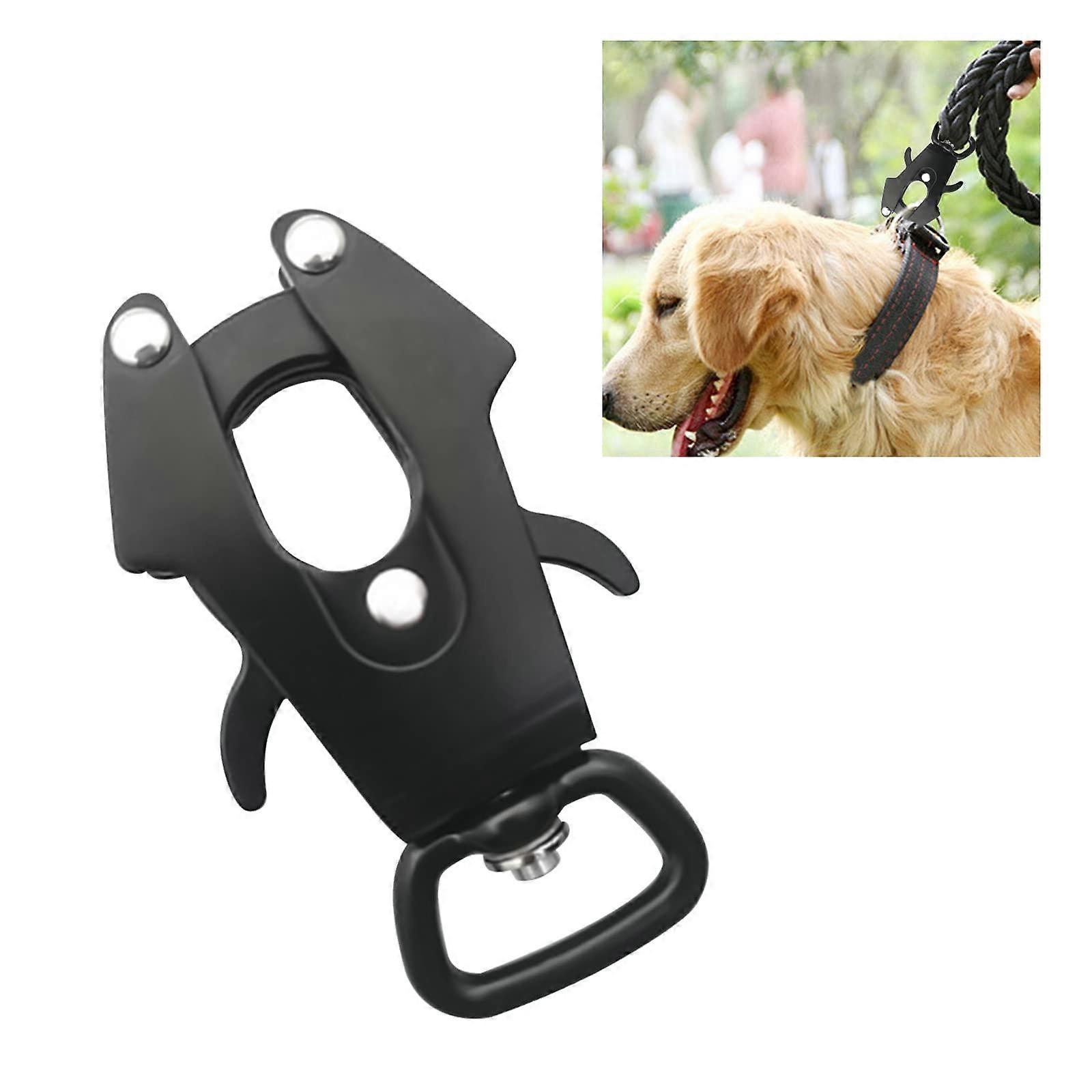 Frog Clip, Space Aluminum Locking Dog Leash Buckle, Rust Resistant 595lbs Capacity